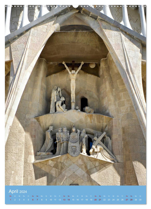 Sagrada Família - Gaudís unvollendetes Meisterwerk (CALVENDO Wandkalender 2024)