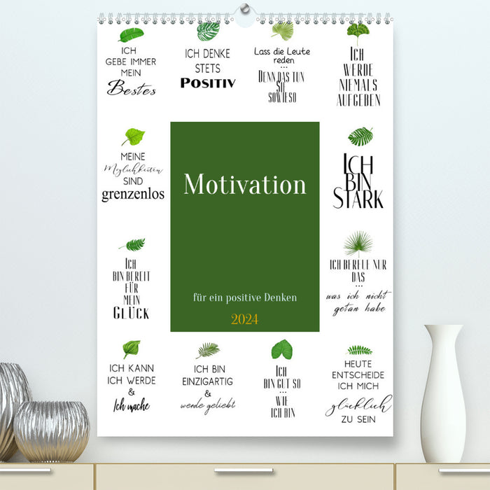Motivation (CALVENDO Premium Wall Calendar 2024) 