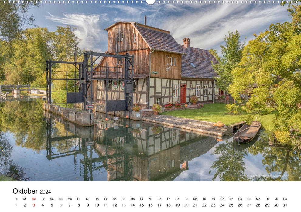 Lusatia - Landmarks of Lower and Upper Lusatia (CALVENDO wall calendar 2024) 