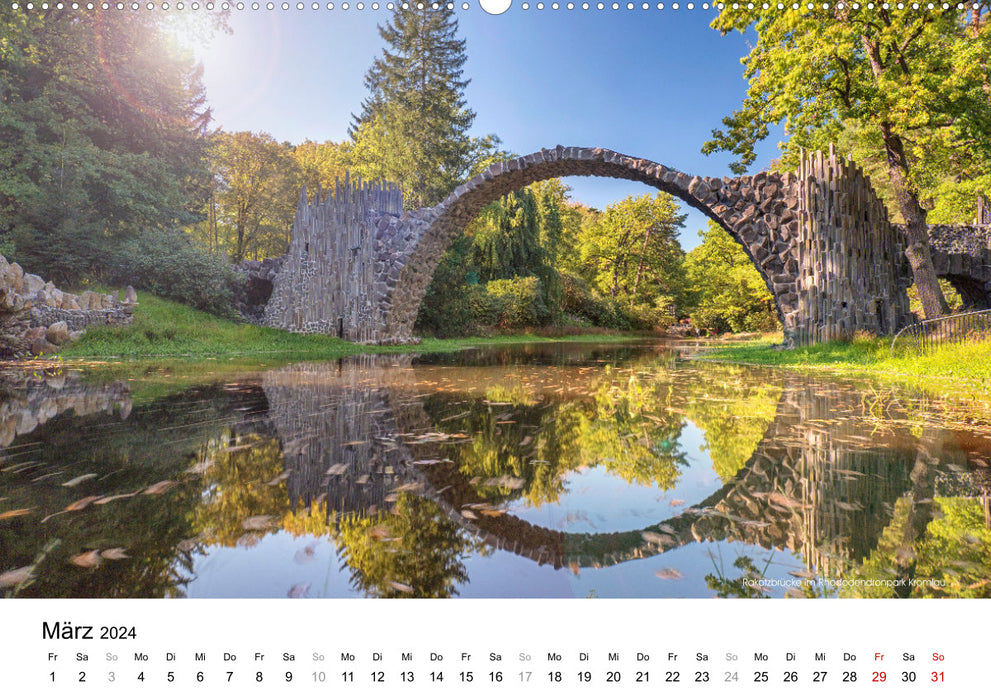 Lusatia - Landmarks of Lower and Upper Lusatia (CALVENDO wall calendar 2024) 