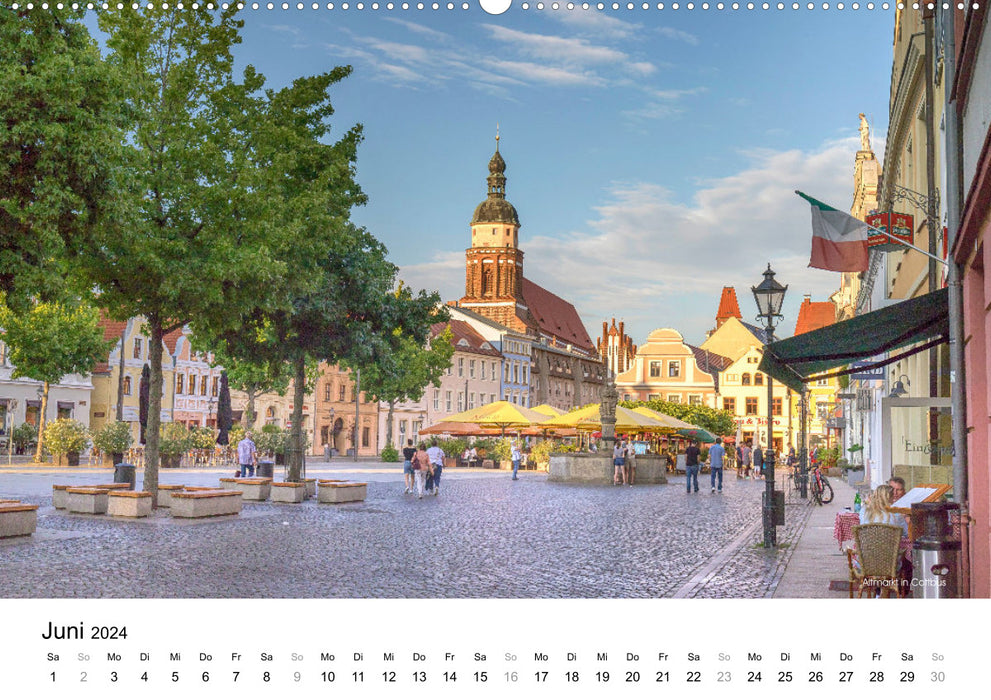 Lusatia - Landmarks of Lower and Upper Lusatia (CALVENDO wall calendar 2024) 