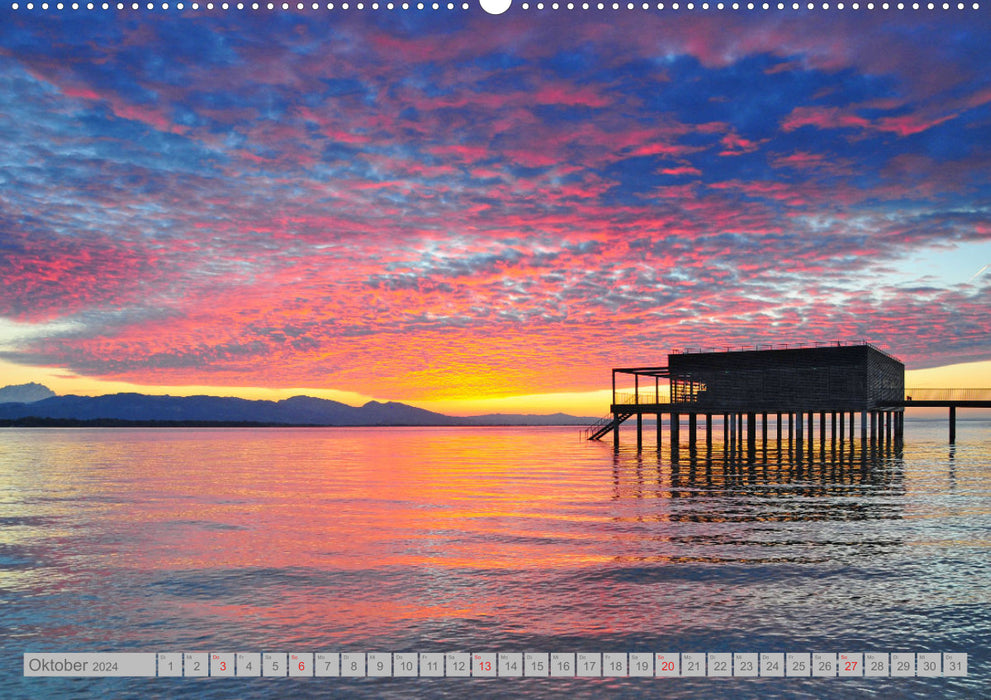 Wolken überm Bodensee (CALVENDO Wandkalender 2024)