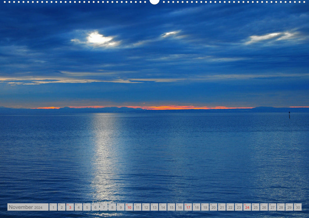 Wolken überm Bodensee (CALVENDO Wandkalender 2024)