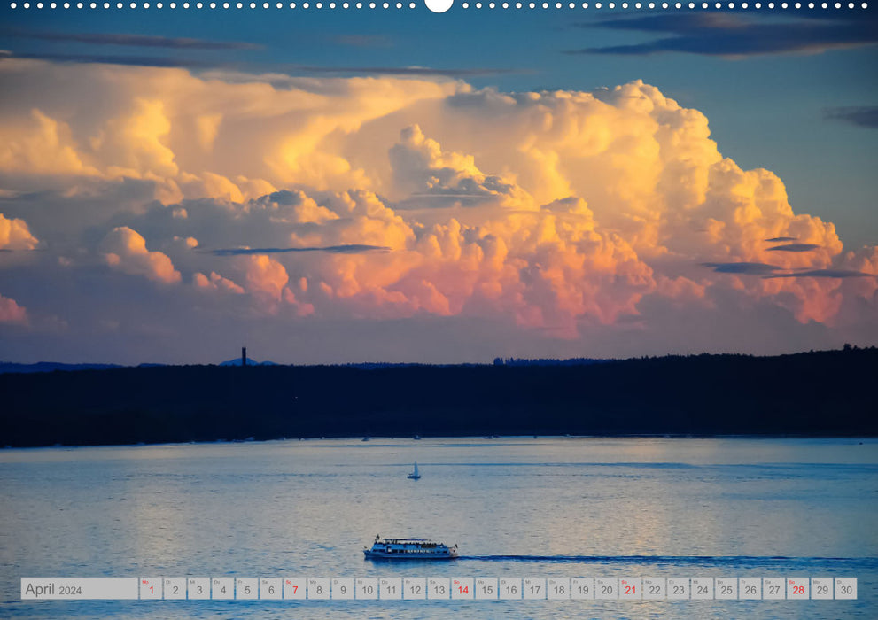 Clouds over Lake Constance (CALVENDO wall calendar 2024) 