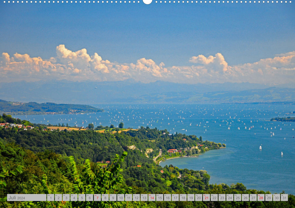 Wolken überm Bodensee (CALVENDO Wandkalender 2024)