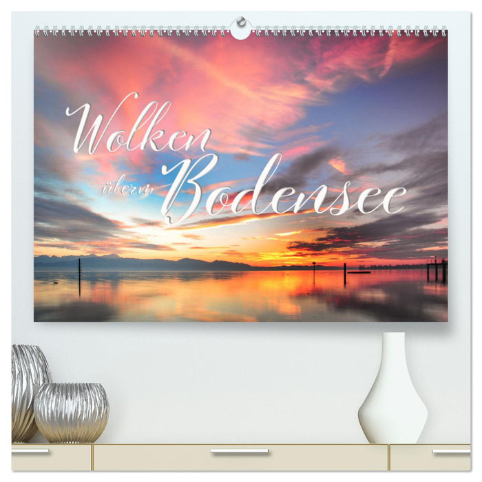 Wolken überm Bodensee (CALVENDO Premium Wandkalender 2024)