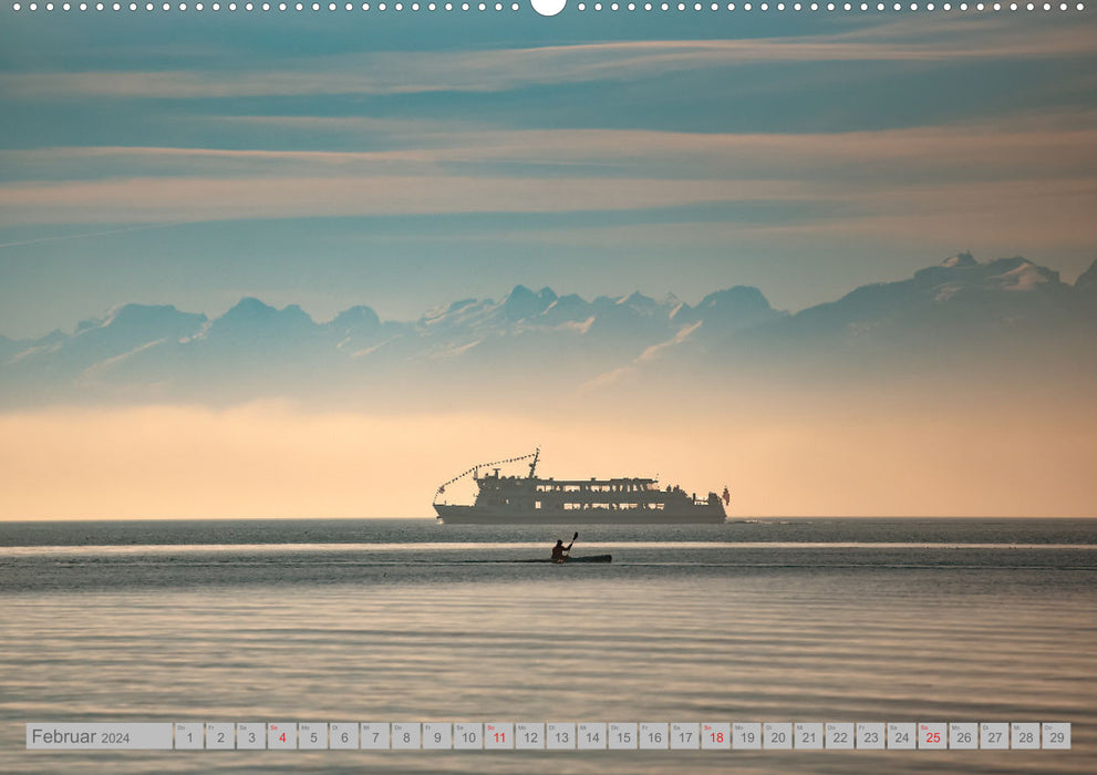 Clouds over Lake Constance (CALVENDO Premium Wall Calendar 2024) 