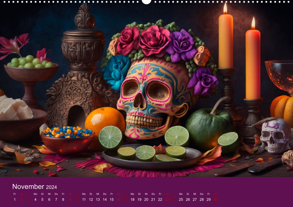 Colors of Mexico: A colorful journey through the seasons (CALVENDO wall calendar 2024) 