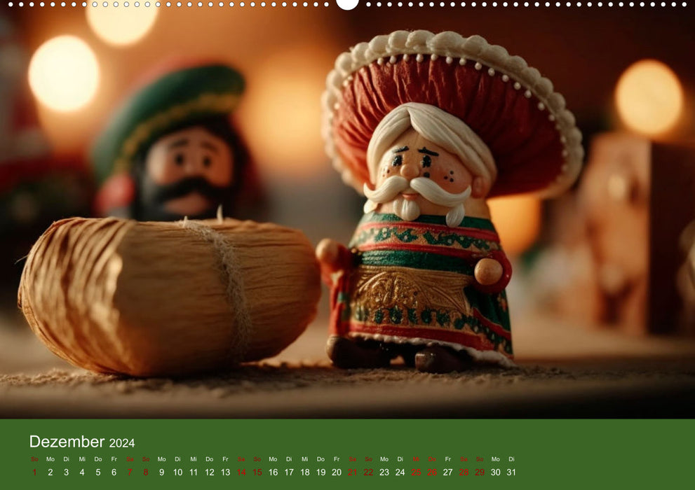 Farben Mexikos: Eine farbenfrohe Reise durch die Jahreszeiten (CALVENDO Premium Wandkalender 2024)