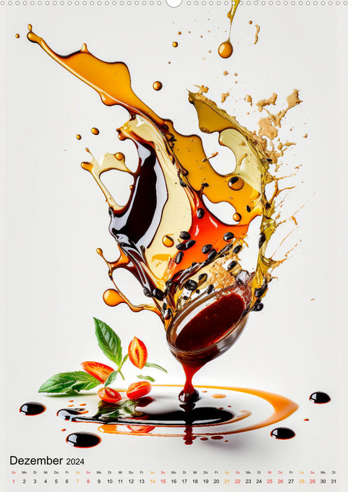 Olive oil delicious and healthy (CALVENDO Premium Wall Calendar 2024) 