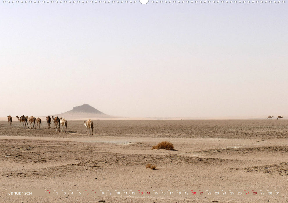 Mauritania - Kaleidoscope of a desert world (CALVENDO wall calendar 2024) 
