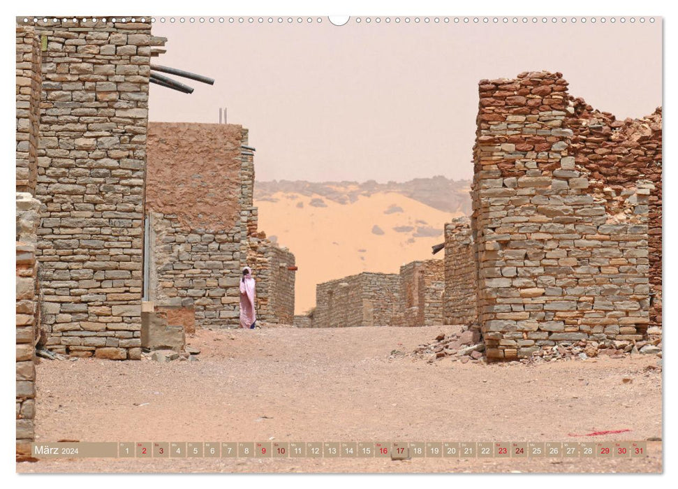 Mauritanie - Kaléidoscope d'un monde désertique (Calendrier mural CALVENDO 2024) 
