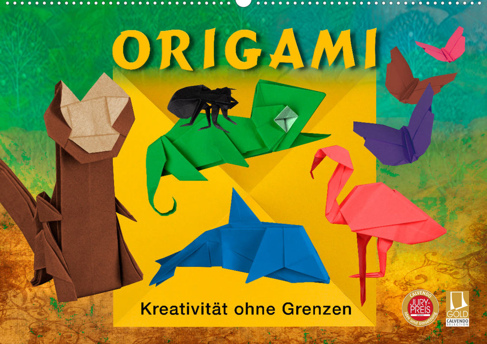 ORIGAMI - Kreativität ohne Grenzen (CALVENDO Wandkalender 2024)