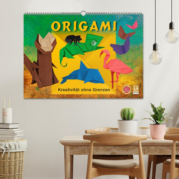 ORIGAMI - Kreativität ohne Grenzen (CALVENDO Wandkalender 2024)