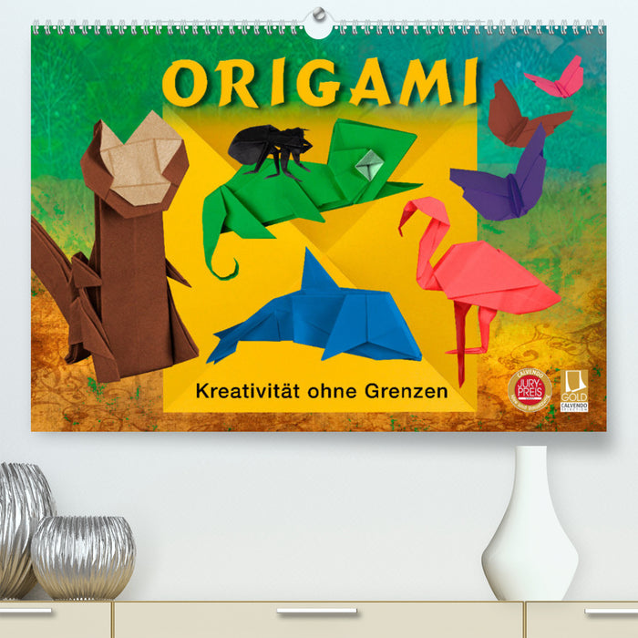 ORIGAMI - Kreativität ohne Grenzen (CALVENDO Premium Wandkalender 2024)