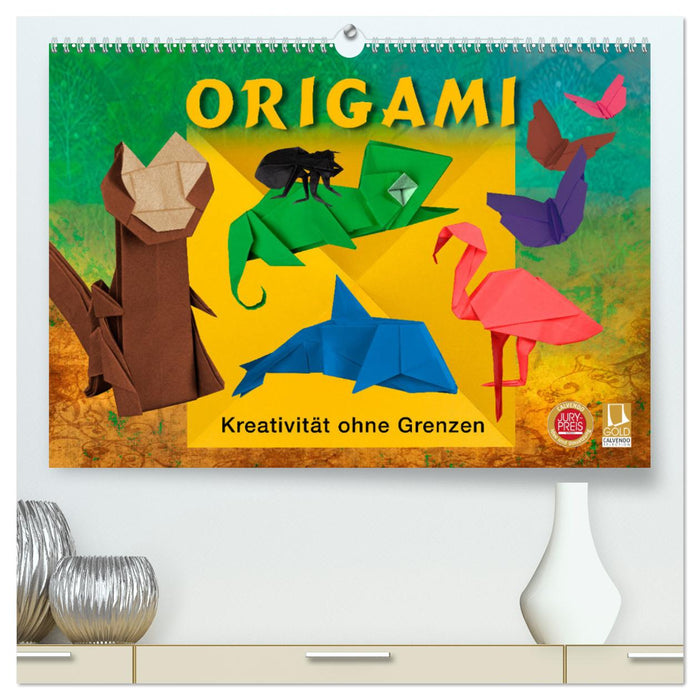 ORIGAMI - Kreativität ohne Grenzen (CALVENDO Premium Wandkalender 2024)