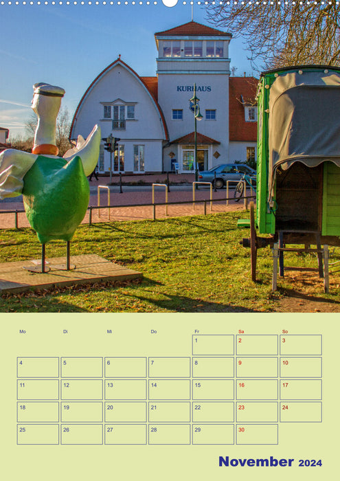 Place of longing: Ostseebad Boltenhagen (CALVENDO Premium Wall Calendar 2024) 