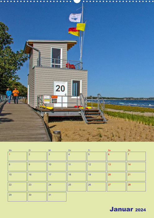 Place of longing: Ostseebad Boltenhagen (CALVENDO Premium Wall Calendar 2024) 