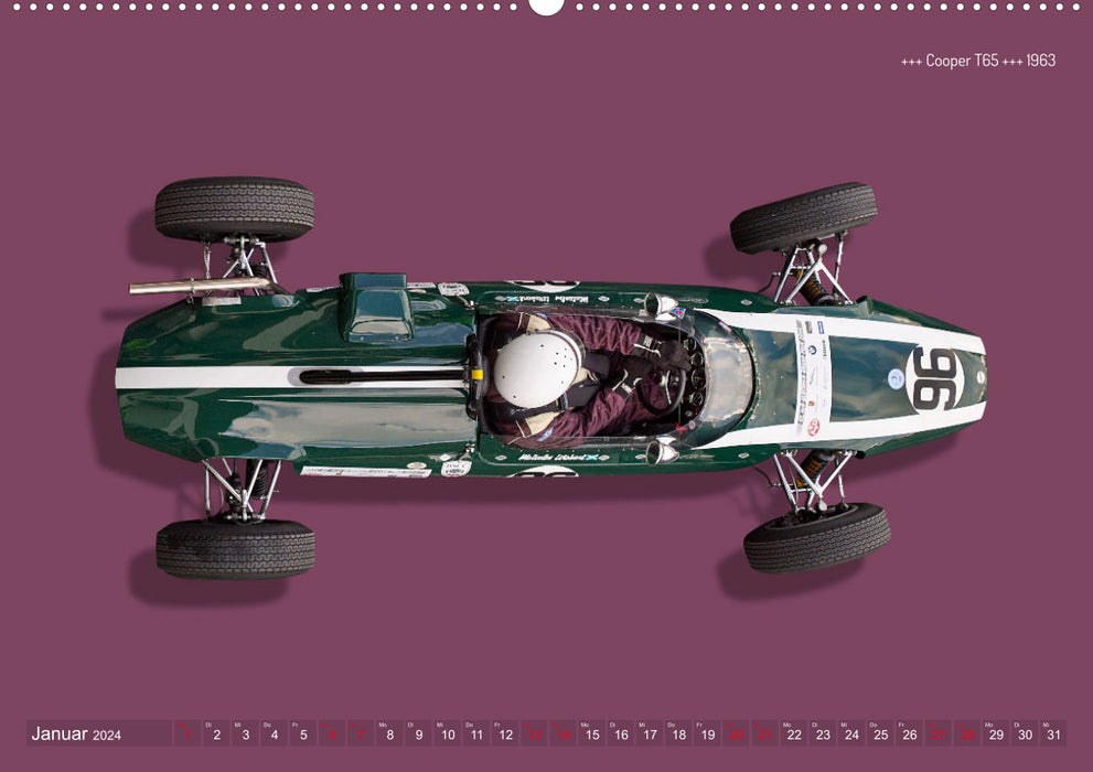 Legends of racing - Formula Junior 1955-1965 (CALVENDO wall calendar 2024) 