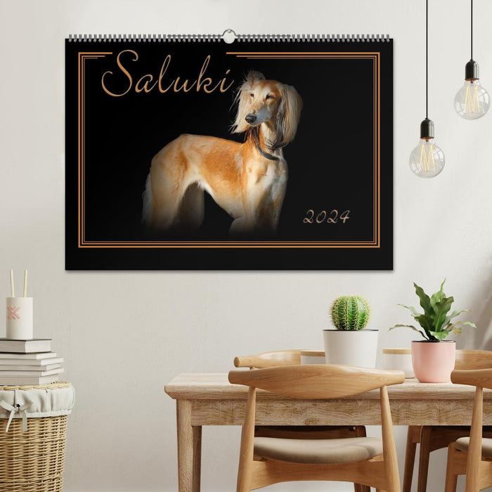 Saluki 2024 (CALVENDO Wandkalender 2024)