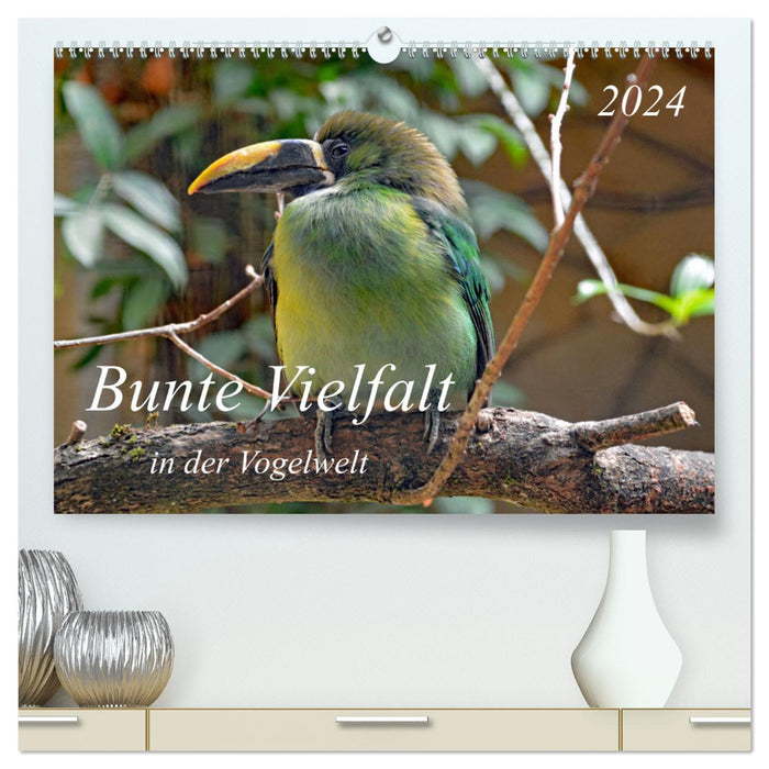 Bunte Vielfalt in der Vogelwelt (CALVENDO Premium Wandkalender 2024)