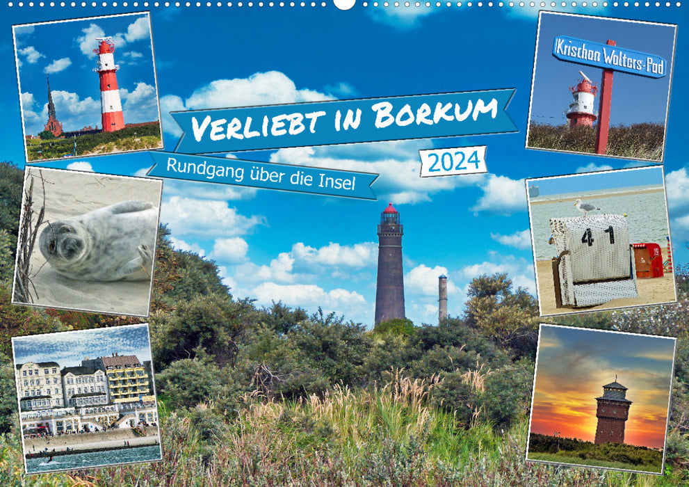 In love with Borkum (CALVENDO wall calendar 2024) 