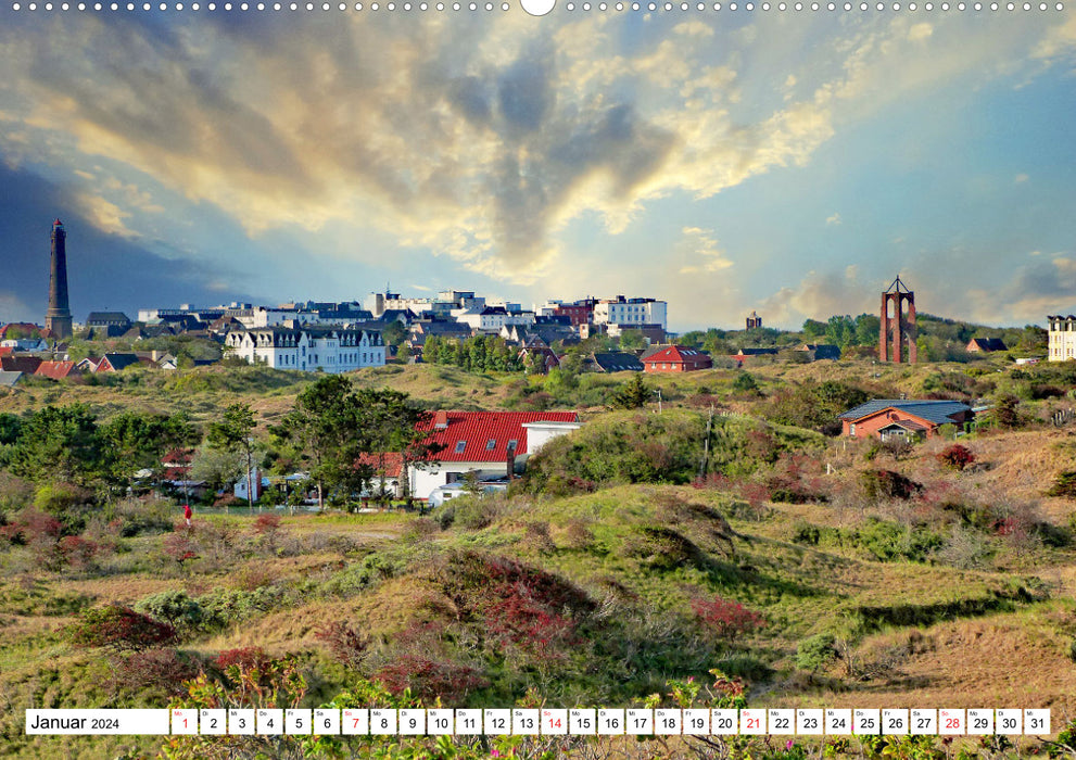 Verliebt in Borkum (CALVENDO Wandkalender 2024)