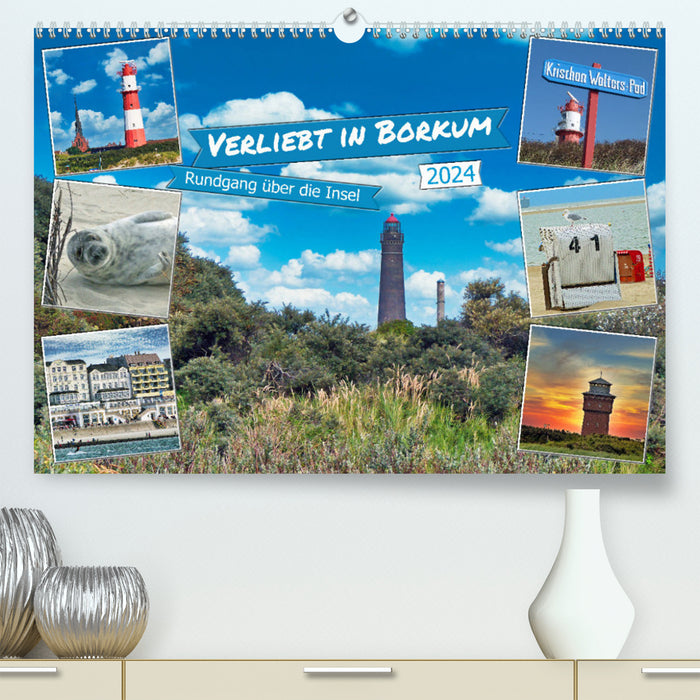 In love with Borkum (CALVENDO Premium Wall Calendar 2024) 