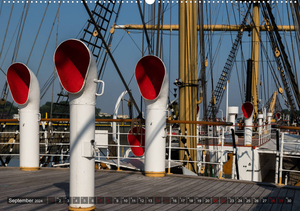 Last German full-sized ship THE SCHULSCHIFF GERMANY (CALVENDO wall calendar 2024) 