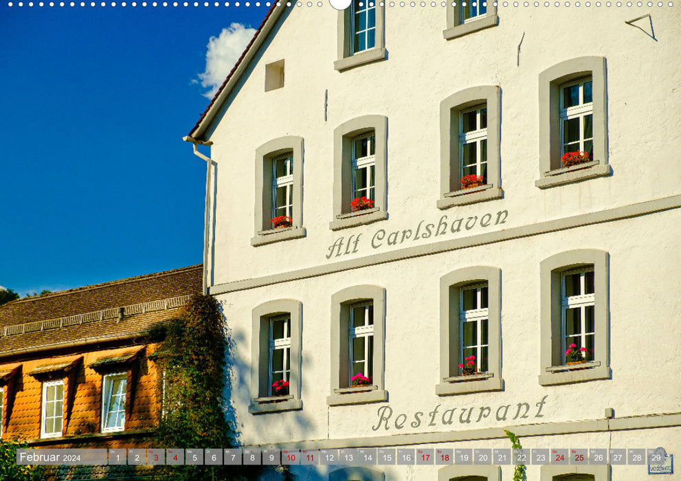 A look at Bad Karlshafen (CALVENDO wall calendar 2024) 