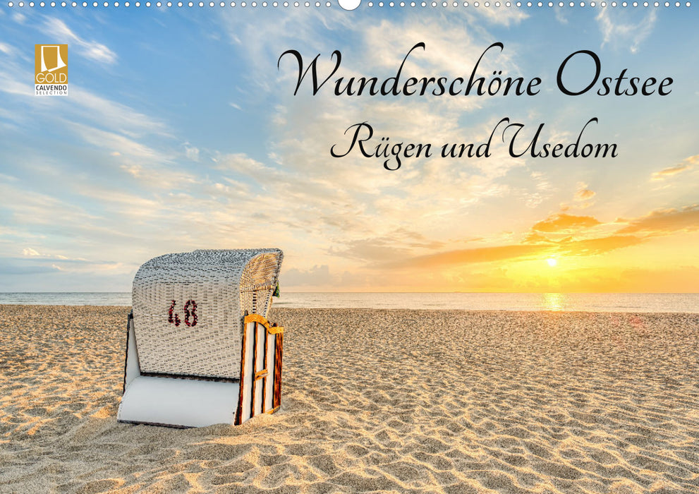 Wunderschöne Ostsee Rügen und Usedom (CALVENDO Wandkalender 2024)