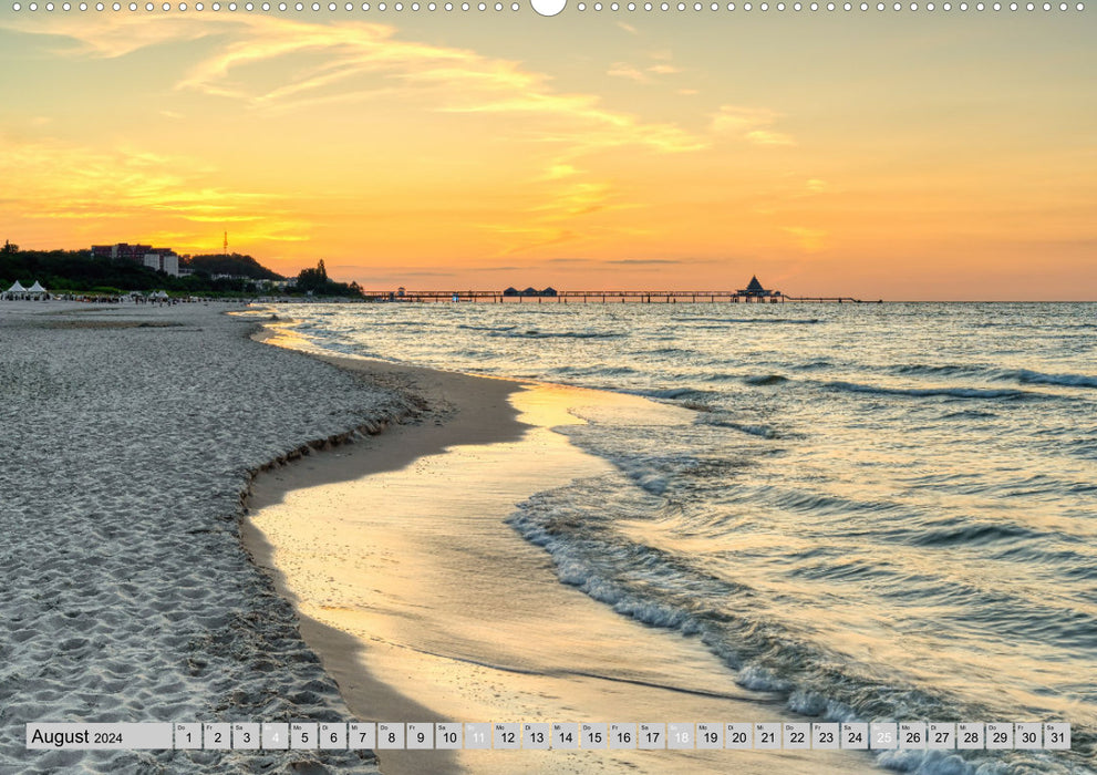 Beautiful Baltic Sea Rügen and Usedom (CALVENDO wall calendar 2024) 
