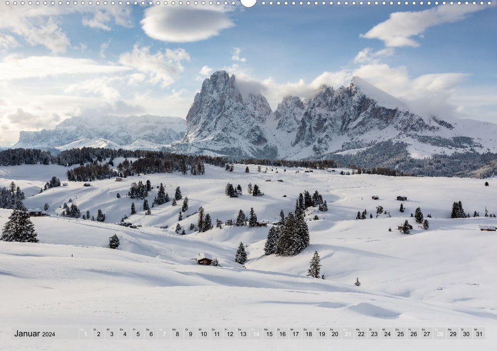 Faszination Dolomiten (CALVENDO Wandkalender 2024)