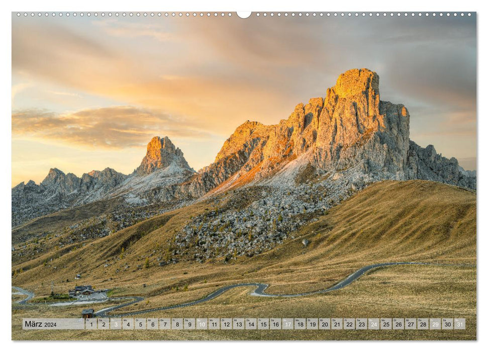 Faszination Dolomiten (CALVENDO Premium Wandkalender 2024)