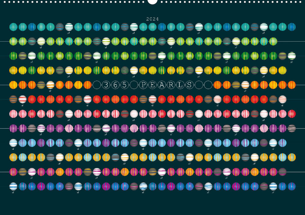 365 Pearls Calendar (CALVENDO Wandkalender 2024)