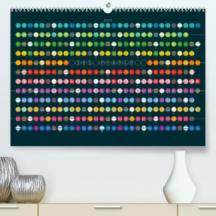 365 Pearls Calendar (CALVENDO Premium Wandkalender 2024)
