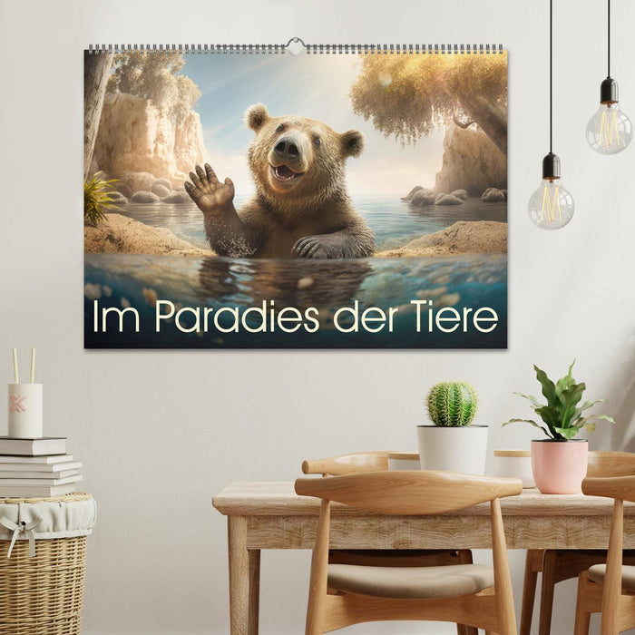 Im Paradies der Tiere (CALVENDO Wandkalender 2024)