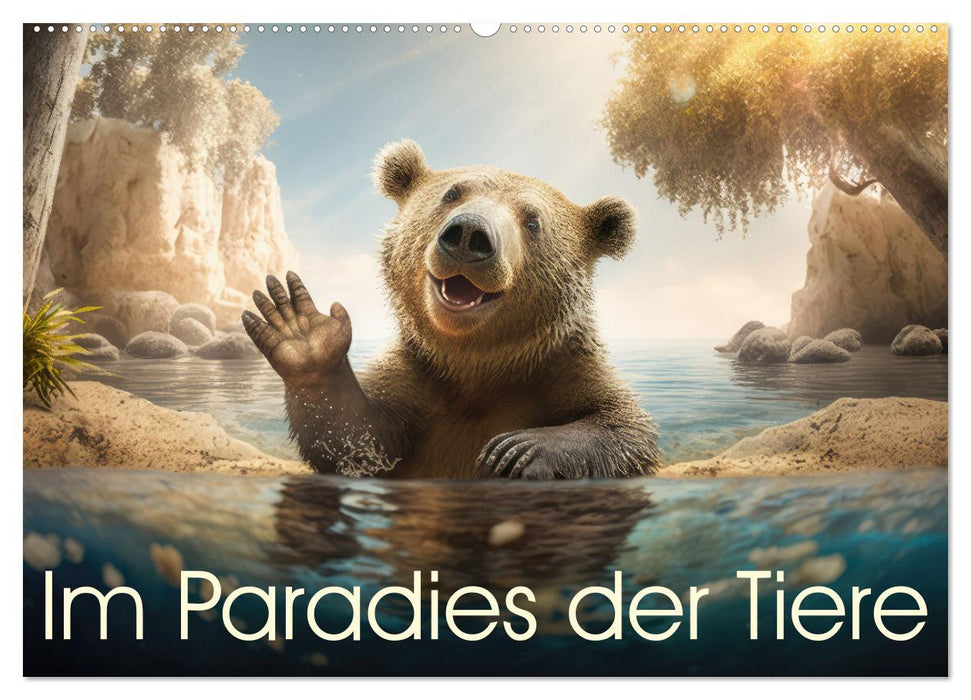 Im Paradies der Tiere (CALVENDO Wandkalender 2024)