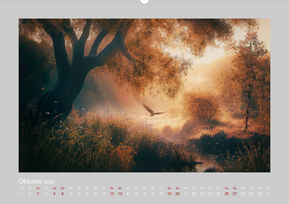 Forest of fairy tales (CALVENDO wall calendar 2024) 