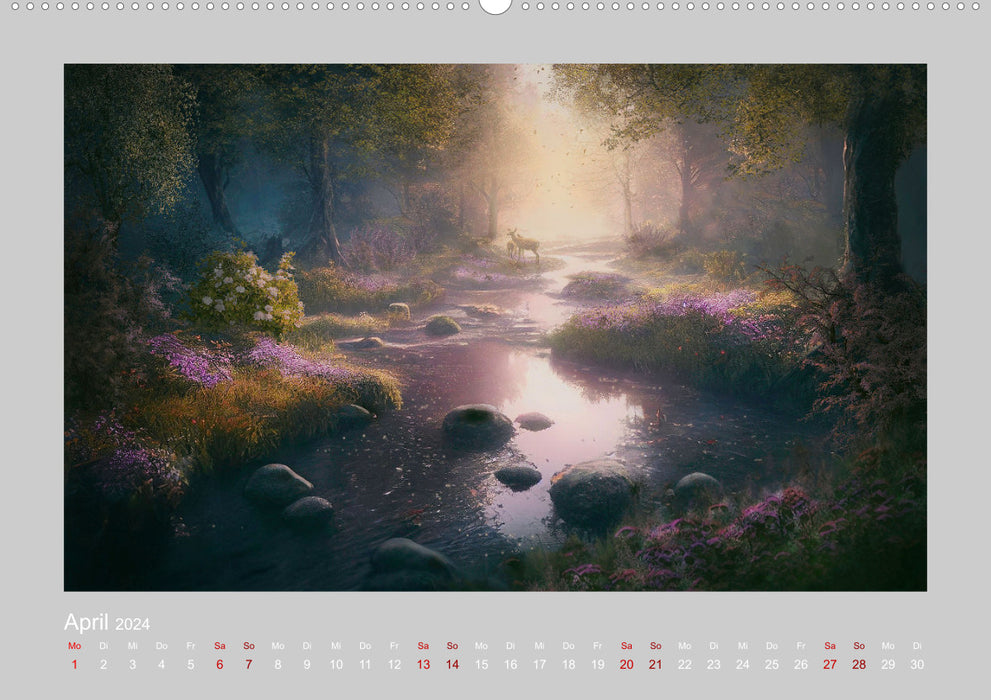 Forest of fairy tales (CALVENDO wall calendar 2024) 