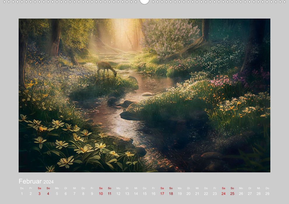 Wald der Märchen (CALVENDO Premium Wandkalender 2024)