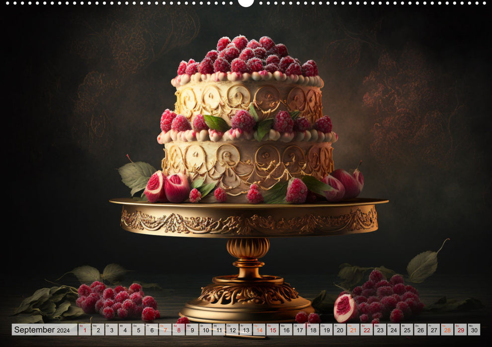 Fine cakes (CALVENDO Premium wall calendar 2024) 