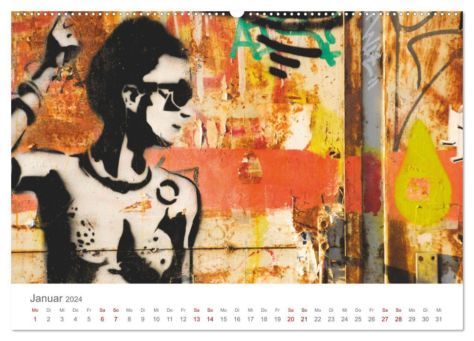 Berlin StreetArt 2024 (CALVENDO Premium Wandkalender 2024)