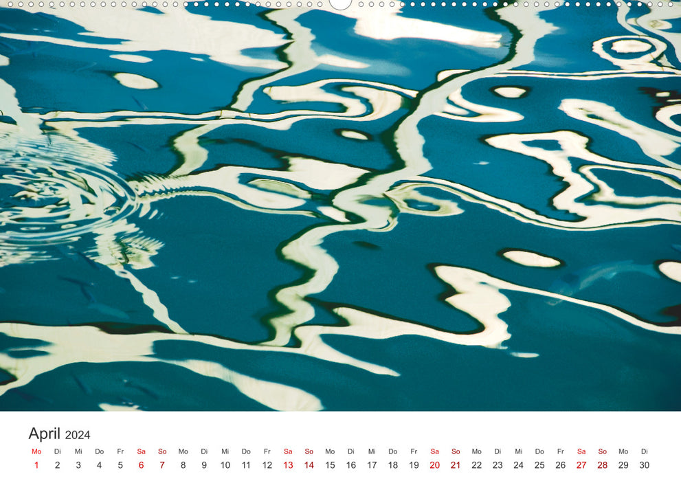 Aqua 2024 photographs by Mio Schweiger (CALVENDO wall calendar 2024) 