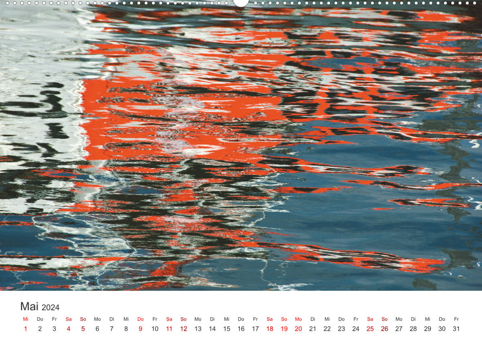 Aqua 2024 photographs by Mio Schweiger (CALVENDO wall calendar 2024) 