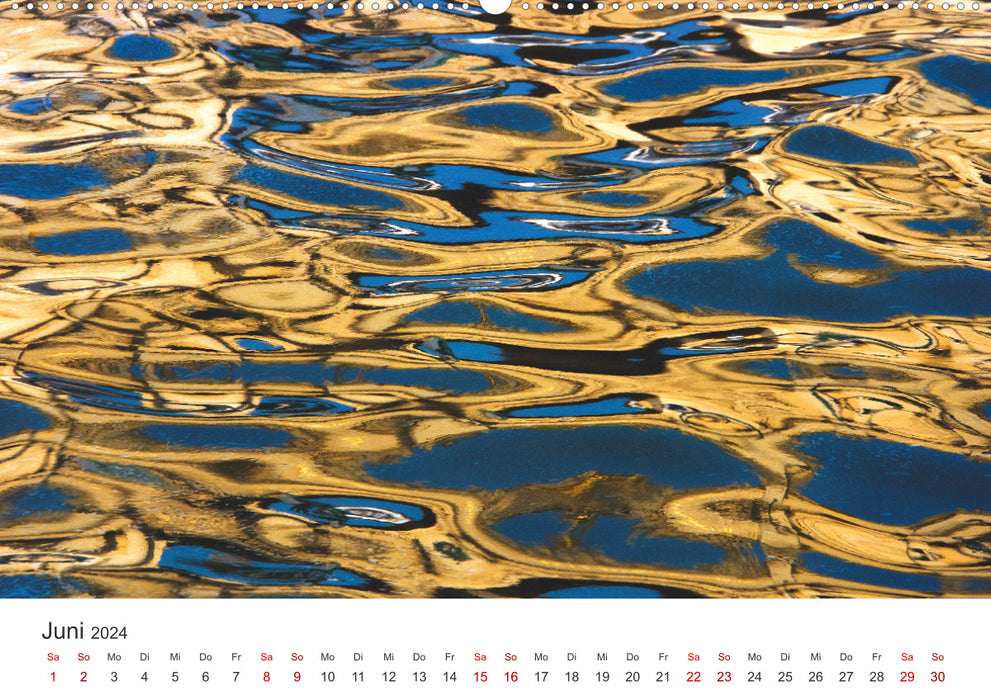 Aqua 2024 photographs by Mio Schweiger (CALVENDO Premium Wall Calendar 2024) 