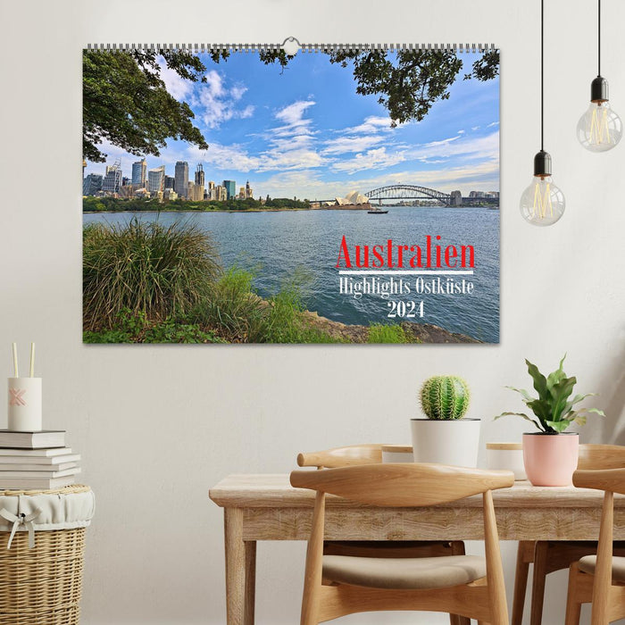 Australien - Highlights Ostküste (CALVENDO Wandkalender 2024)