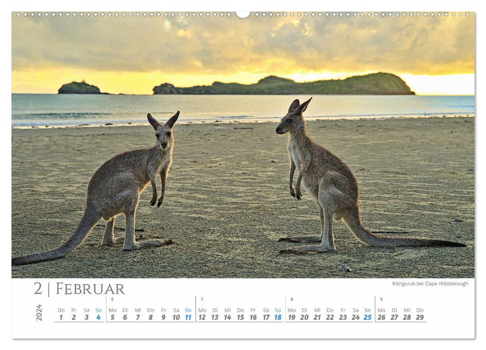 Australien - Highlights Ostküste (CALVENDO Wandkalender 2024)