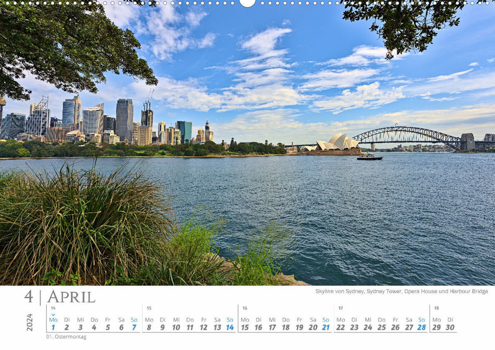 Australia - Highlights East Coast (CALVENDO wall calendar 2024) 