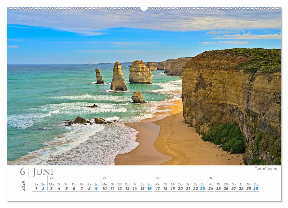 Australien - Highlights Ostküste (CALVENDO Wandkalender 2024)